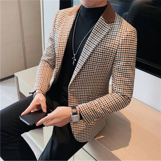 Plover Case Blazer Jacket: Timeless Elegance Meets Modern Versatility - CasualFlowshop