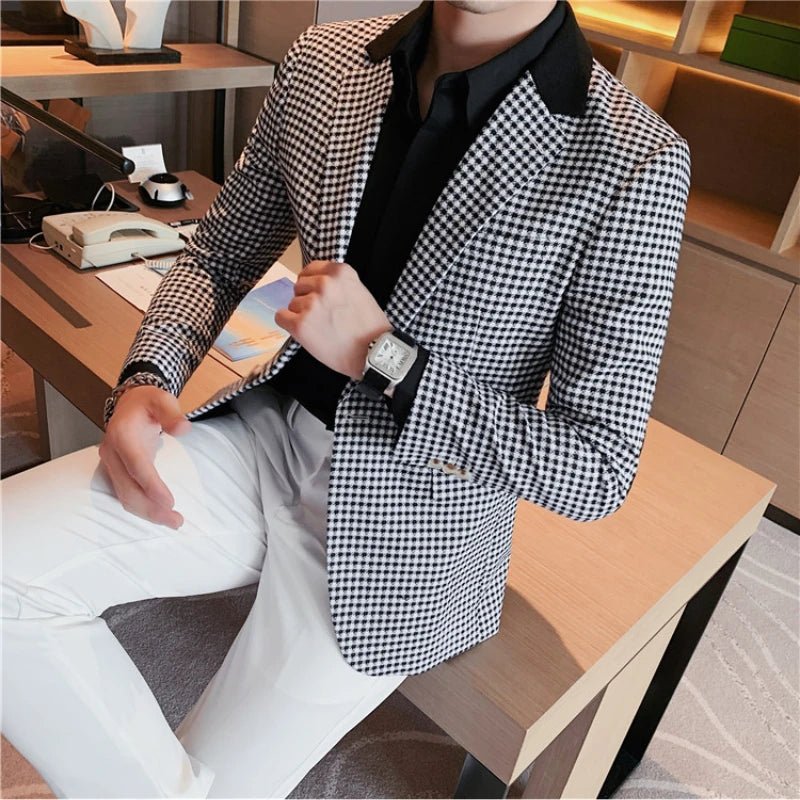 Plover Case Blazer Jacket: Timeless Elegance Meets Modern Versatility - CasualFlowshop