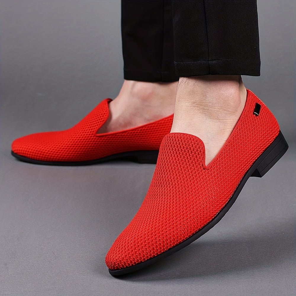 A pair of minimalist flat loafers shoes in a sleek design, perfect for any occasion - CasualFlowshop