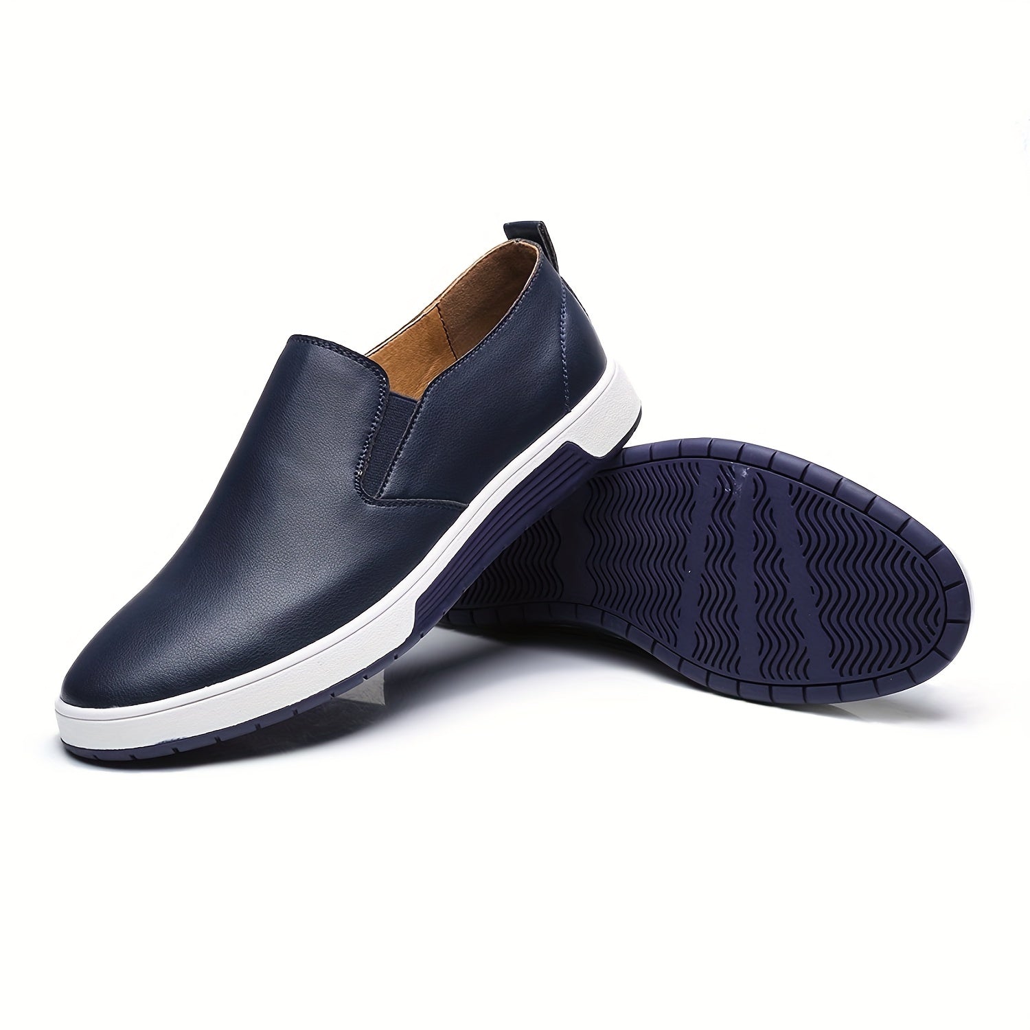 A pair of minimalist flat loafers shoes in a sleek design, perfect for any occasion - CasualFlowshop