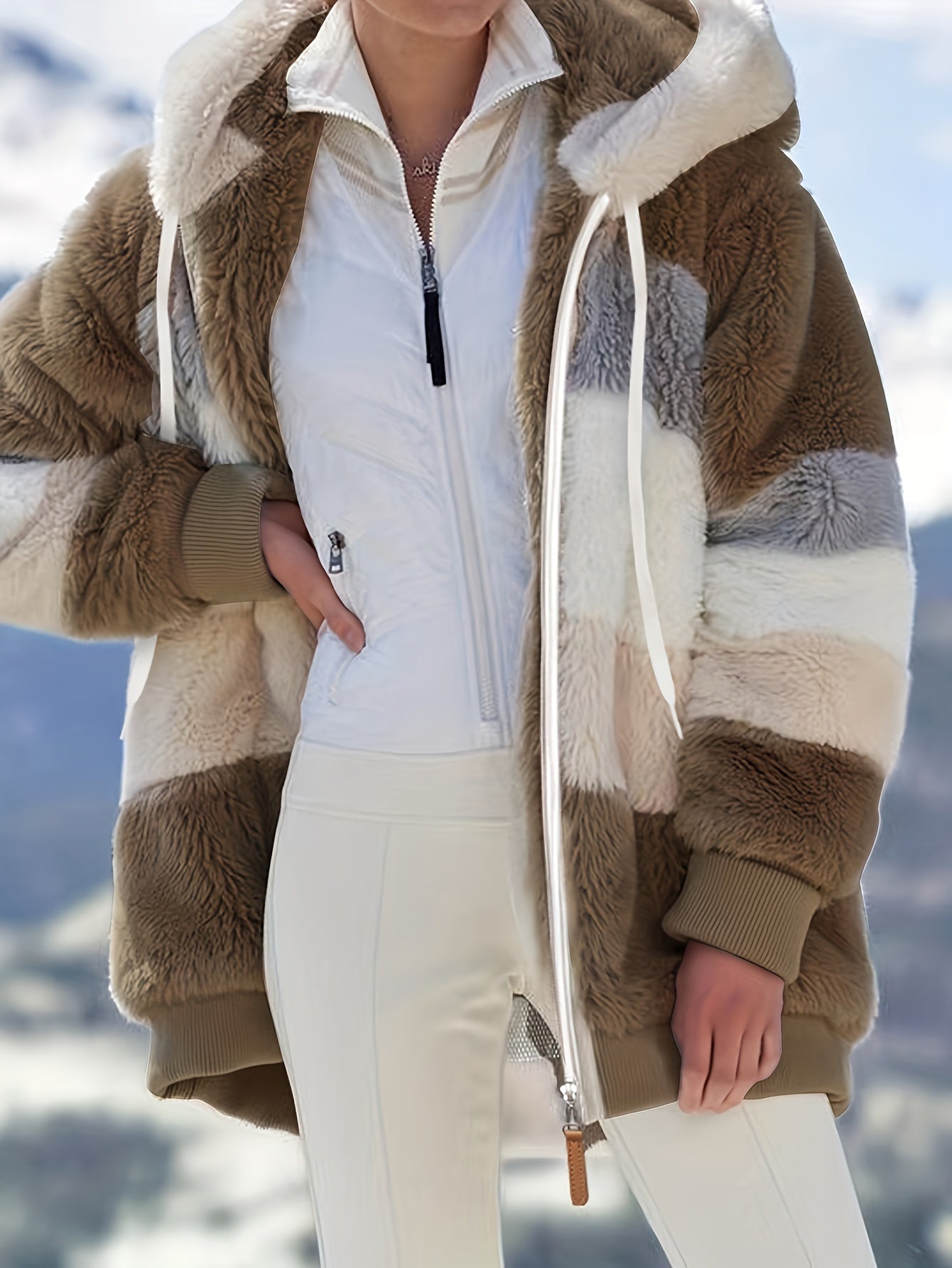 Ultimate Warm Hooded Coat with Drawstring Detail Choice for Staying Cozy and Stylish in All Seasons - CasualFlowshop