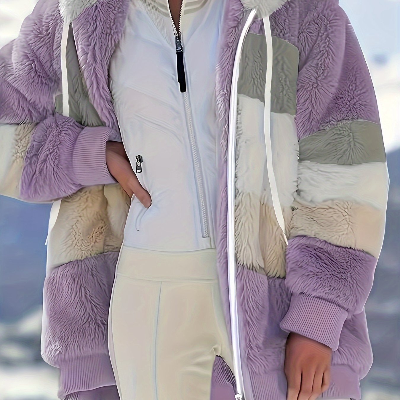 Ultimate Warm Hooded Coat with Drawstring Detail  - for Staying Cozy and Stylish in All Seasons - CasualFlowshop