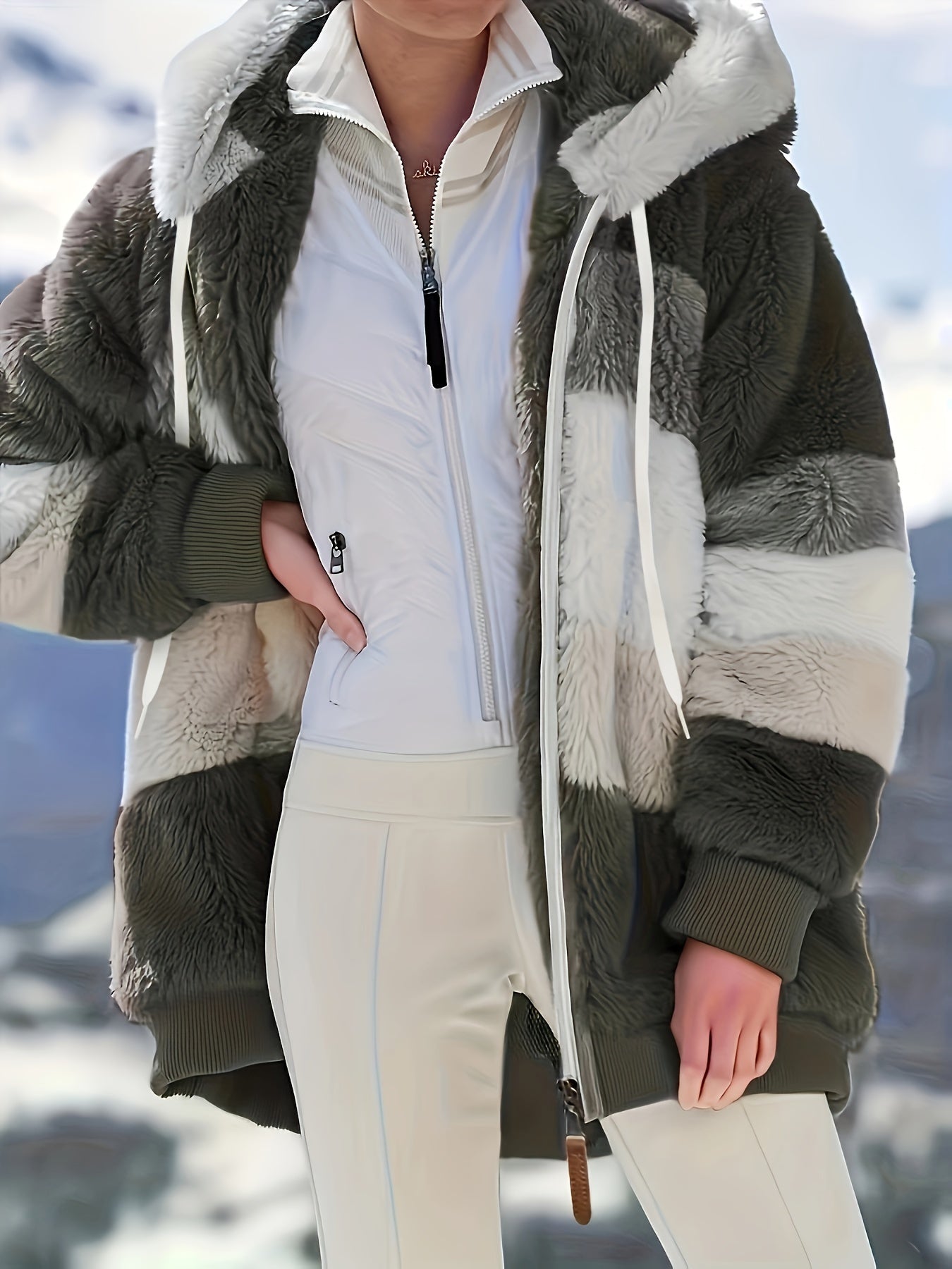 Ultimate Warm Hooded Coat with Drawstring Detail Choice for Staying Cozy and Stylish in All Seasons - CasualFlowshop