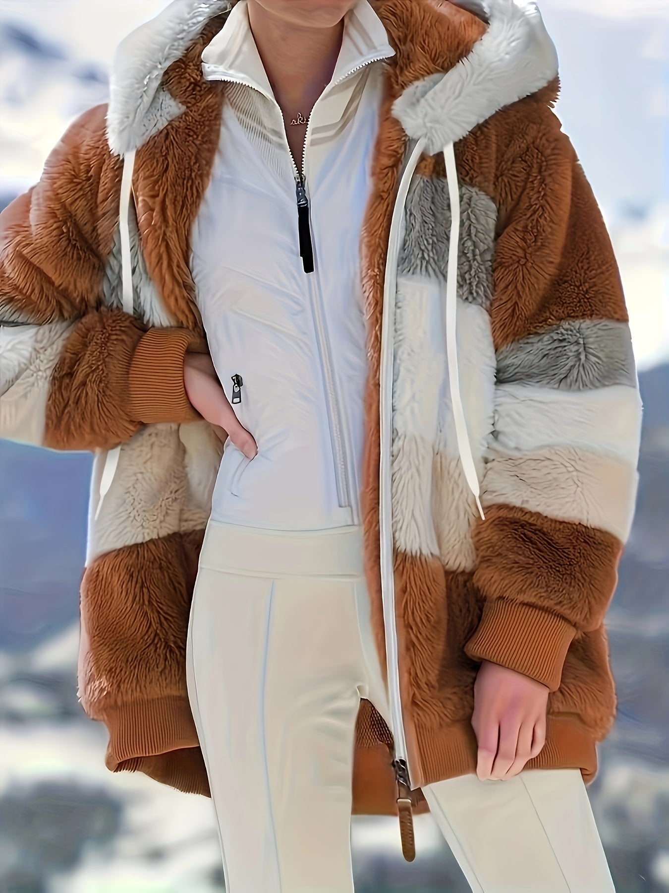 Ultimate Warm Hooded Coat with Drawstring Detail Choice for Staying Cozy and Stylish in All Seasons - CasualFlowshop