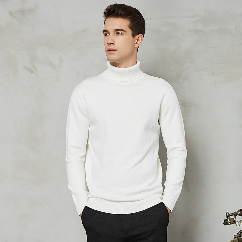 Stay Warm and Stylish with the Casual New Turtleneck Sweater Collection - Men's Wear, mens sweater, Sweater, Turtle Neck-CasualFlowshop 