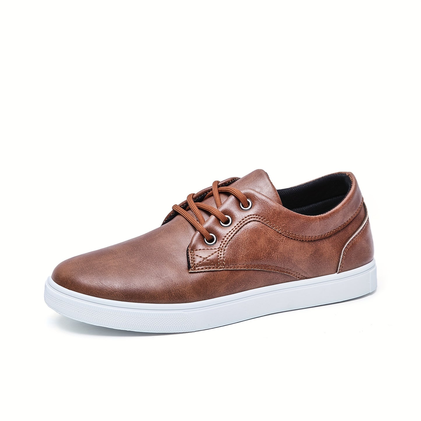 pu leather skate shoes: Durable PU Leather, Breathable Design, Enhanced Traction - Men's Shoes-CasualFlowshop 