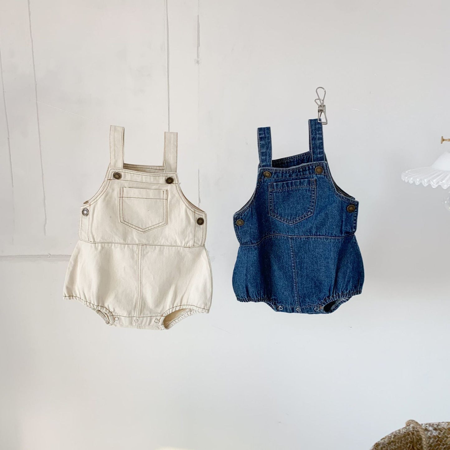 Denim Baby Overalls: The Perfect Blend of Style and Comfort - Baby, Denim, Overalls-CasualFlowshop 