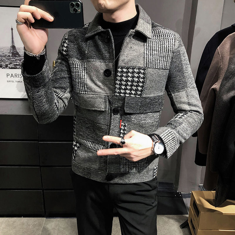 Elevate Your Style and Comfort with Our Men's Artisan Stitched Jacket: Discover Unmatched Elegance Today - Art in Attire, Men's Jacket-CasualFlowshop