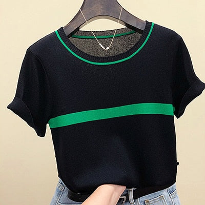How you can find blouse Short Sleeve Tees Tops 23 - Wome's Blouse-CasualFlowshop 