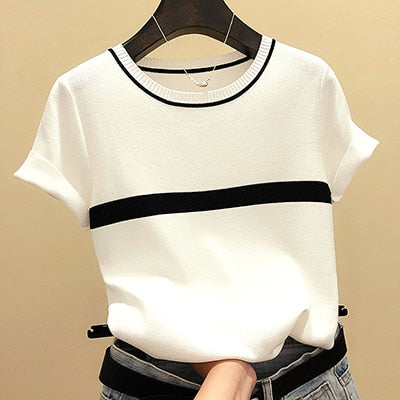 How you can find blouse Short Sleeve Tees Tops 23 - Wome's Blouse-CasualFlowshop 