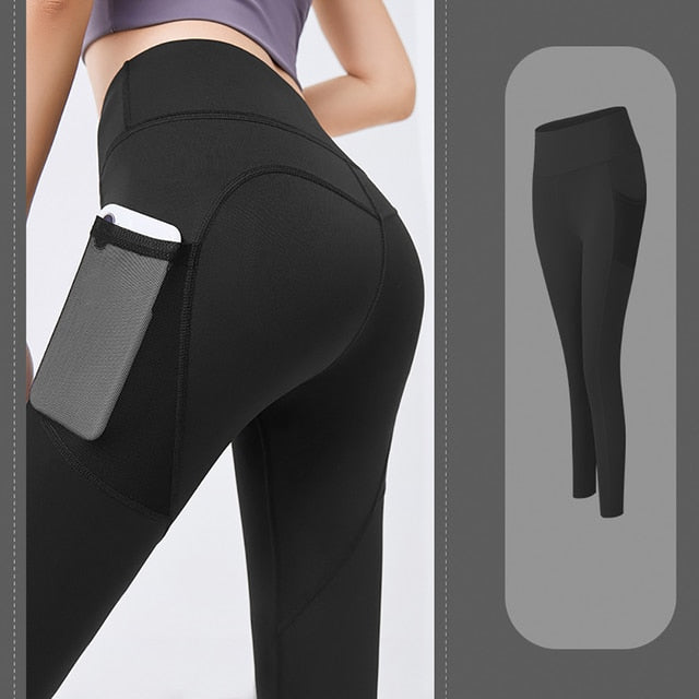 Elevate Your Workout Experience with High-Performance moisture-wicking sports leggings - Leggings-CasualFlowshop 