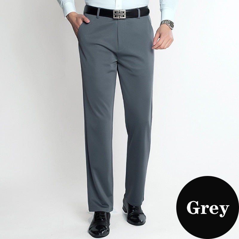 Man wearing stylish essential casual pants, showcasing versatile fashion and comfort for everyday wear