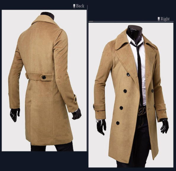Elegant Black Trench Coat: A Legacy of Timeless Style from WWI to Modern Fashion - Men Coat, Men Jackets-CasualFlowshop 