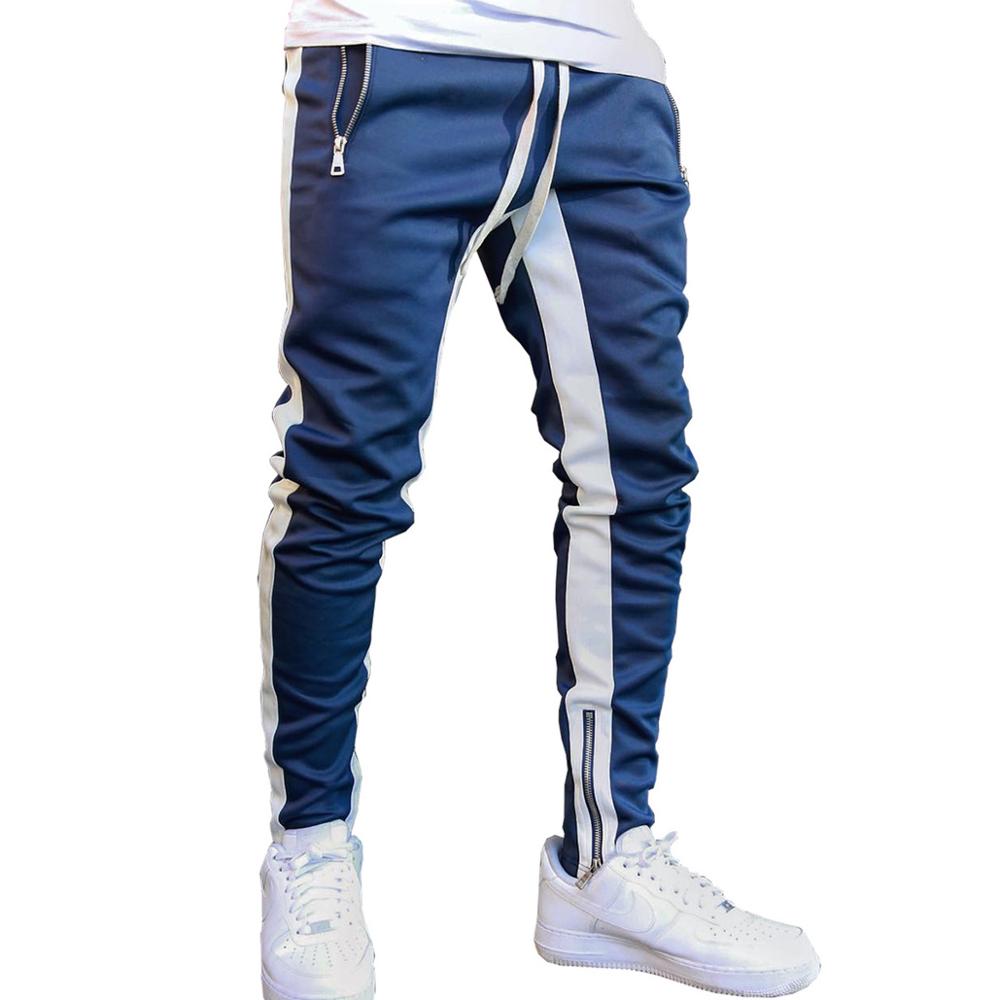 Fitness Sweatpants Zipper: Your Go-To Gear for Workout Comfort - Style 59976 - Casual Pants, Men Sportswear, Men's Joggers-CasualFlowshop 